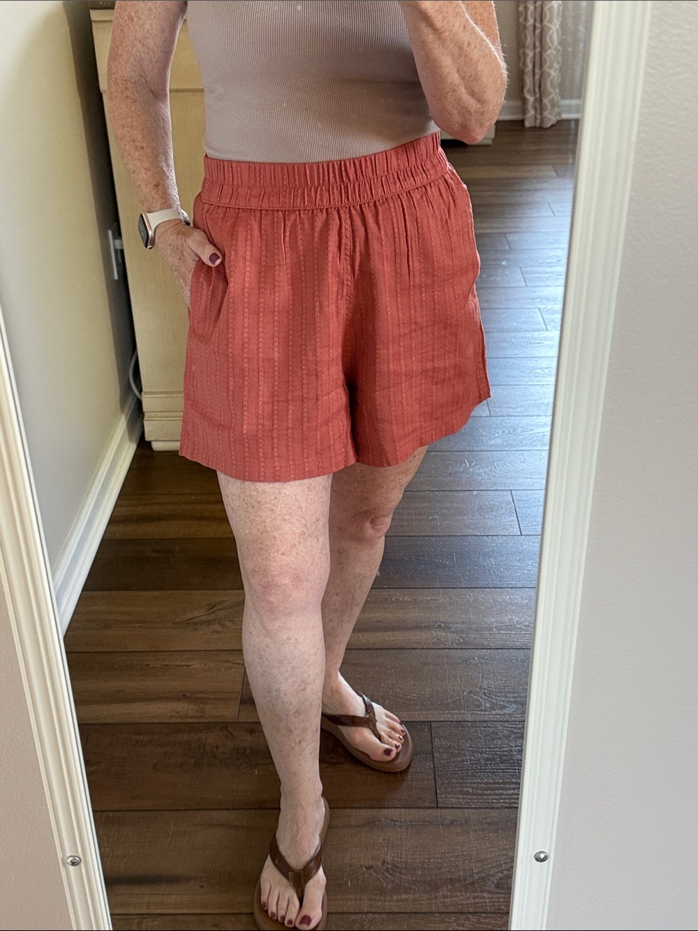 Three Dots Pull On Shorts